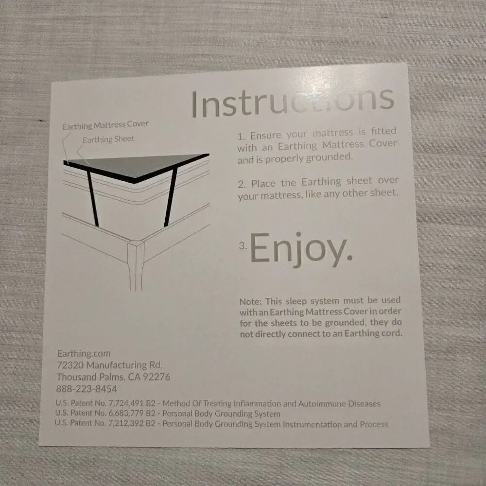 EARTHING GROUNDING BEIGE FLAT BED SHEET 98% COTTON 2% AGFLEX SILVER SIZE KING